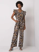 Black overall with patterns by Casja