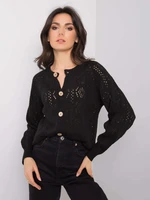 Sweater OCH BELLA black sweater