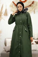InStyle Long 2002 Coat - Khaki
