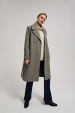 Coat with belt