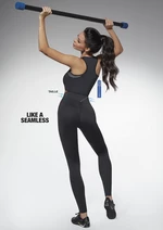 Bas Bleu Sports leggings seamless PERFECTBODY with wasp waist and buttock welt