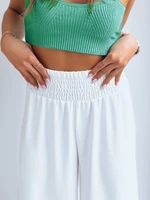 Women's trousers STEVE white Dstreet