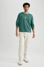 DEFACTO Slim Fit Rib Hem Zipper Pocket Sweatpants