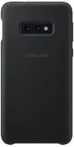 Kryt na mobil Samsung Silicon Cover na Galaxy S10e (EF-PG970TBEGWW) čierny puzdro na mobilný telefón • zadný kryt • materiál: silikón • kompatibilný s