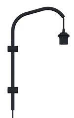Stojan pre lampu na stenu Willow Mini wall hanger black H 50 cm - UMAGE