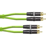 Cordial CEON DJ RCA 0.6 G audio prepojovací kábel [1x cinch zástrčka - 1x cinch zástrčka] 0.60 m zelená
