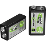 Ansmann maxE 6LR61 9 V akumulátor Ni-MH 200 mAh 8.4 V 1 ks