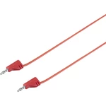 VOLTCRAFT MSB-200 merací kábel [lamelový zástrčka 2 mm  - lamelový zástrčka 2 mm ] 0.90 m červená 1 ks