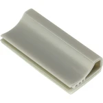 TRU COMPONENTS  úchytka  TC-6645732   pre plochý kábel svetlosivá 100 ks