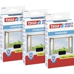 tesa STANDARD 55670 sieťka proti hmyzu  (d x š) 1000 mm x 1000 mm antracitová 3 ks