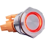 Joy-it BUTTON22C-L-RD spínač s reverzáciou 250 V/AC 15 A 1x zap/(vyp) s aretáciou červená (Ø x v) 22.20 mm x 34.50 mm IP