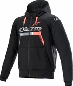 Alpinestars Chrome Ignition Hoodie Black/Red Fluorescent M Textiljacke