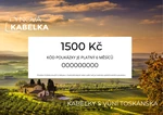 NovaKabelka.cz Dárková poukázka v hodnotě 1500 Kč