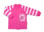 Baby Nellys Bavlněná košilka Sweet Little Princess, růžová, vel. 50 (0-1m)