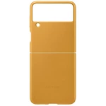 Kryt na mobil Samsung Leather Cover Galaxy Z Flip3 (EF-VF711LYEGWW) hnedý ochranný kryt na mobil • pre Samsung Galaxy Z Flip3 • materiál: koža • chrán