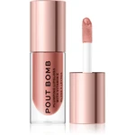 Makeup Revolution Pout Bomb lesk na rty pro větší objem s vysokým leskem odstín Doll 4.6 ml