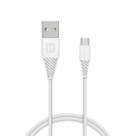 Adatkábel Swissten meghosszabbított Micro-USB konnektorral, ellenálló telefonhoz, fehér