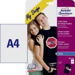 Avery-Zweckform My Design T-Shirt MD1003 atramentová fólia na textil A4 pre farebné textílie, optimalizovaný pre tlač at