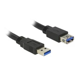 Delock #####USB-Kabel #####USB 3.2 Gen1 (USB 3.0 / USB 3.1 Gen1) #####USB-A Stecker, #####USB-A Buchse 5.00 m čierna poz