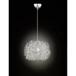 WOFI FORTUNE 6368.01.70.7000 závesné svietidlo LED  E27  60 W strieborná