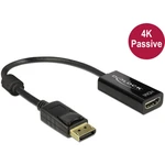 Delock DisplayPort / HDMI káblový adaptér #####DisplayPort Stecker, #####HDMI-A Buchse 0.20 m čierna 62609 pozlátené kon