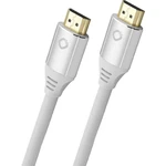 Oehlbach HDMI AV prepojovací kábel [1x HDMI zástrčka - 1x HDMI zástrčka] 0.75 m biela