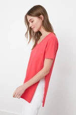 T-shirt asimmetrica da donna Frogies V Collar Asymmetric