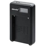 SEIWEI NP-FM50 USB Battery Charger with LCD Screen for Sony NP-FM50/70/90/QM71D/91D NP-FM500H/FM55H