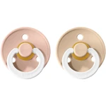 BIBS Colour Natural Rubber Size 2: 6+ months cumlík Blush Night / Vanilla Night 2 ks BIBS Colour Natural Rubber Size 2: 6+ months cumlík Blush Night / Vanilla Night 2 ks