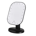 Battery Powered 20 LED Makeup Mirror Light Desktop Home Touch Screen 180° Adjustable Angle Mirror