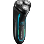 Holiaci strojček Remington R6000 R6 Style Series Aqua Rotary Shaver čierny/modrý rotačný holiaci strojček • AKU zdroj energie • systém Aqua Blade pre 