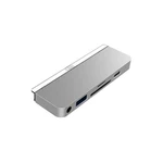 USB Hub HyperDrive 6-in-1 USB-C Hub pro iPad Pro (HY-HD319-SILVER) strieborný USB Hub • 6 v 1 • pripojenie cez USB-C port • odolná hliníková konštrukc