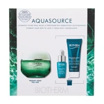 Biotherm Aquasource darčeková kazeta pleťový gél 50 ml + pleťové sérum Life Plankton 7 ml + nočný pleťový balzam Aquasource Night Spa 20 ml