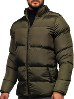 Khaki pánská prošívaná zimní bunda Bolf 0025