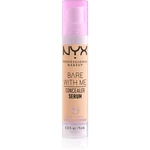 NYX Professional Makeup Bare With Me Concealer Serum hydratační korektor 2 v 1 odstín 04 Beige 9,6 ml