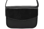 Dámská malá kožená kabelka crossbody (lovecká)  Arteddy - černá