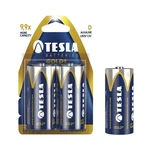Alkáli elem typ D (LR20), TESLA GOLD+, 2 db