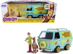 The Mystery Machine with Shaggy and Scooby-Doo Figurines "Scooby-Doo" 1/24 Diecast Model Car by Jada