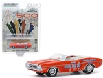 1971 Dodge Challenger Convertible Official Pace Car Orange "55th Indianapolis 500 Mile Race" "Hobby Exclusive" 1/64 Diecast Model Car by Greenlight