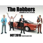 "The Robbers" 4 Piece Figure Set For 124 Scale Models by American Diorama