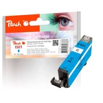 Cartridge Peach Canon CLI-521c, 9 ml (313925) modrá Inkoustová patrona Peach azurová (cyan), kompatibilní s Canon CLI-521C, 2934B001Vlastnosti:Výrobce