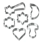 Sada 6 antikoro vykrajovadiel Metaltex Cookie Cutters