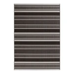 Čierný vonkajší koberec NORTHRUGS Strap, 160 x 230 cm