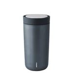 Termohrnek 0,4 l Stelton TO-GO CLICK - dark blue metallic