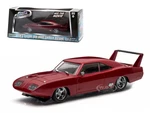 Doms 1969 Dodge Charger Daytona Maroon "Fast and Furious 6" Movie (2013) 1/43 Diecast Model Car by Greenlight