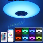 E27 RGB Bluetooth Music Light Bulb Ceiling Lamp RC Colorful Home Decor Lamp