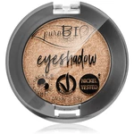 puroBIO Cosmetics Compact Eyeshadows očné tiene odtieň 01 Sparkling Wine 2,5 g