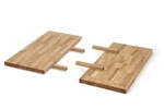 Stolní desky 2ks pro stoly APEX / RADUS masivní dubové dřevo 40x85 cm,Stolní desky 2ks pro stoly APEX / RADUS masivní dubové dřevo 40x85 cm