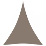Stínící plachta trojúhelníková 5 x 7 x 7 m oxfordská látka Dekorhome Šedohnědá taupe,Stínící plachta trojúhelníková 5 x 7 x 7 m oxfordská látka Dekorh