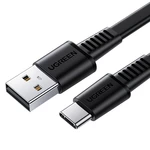 UGREEN US332Type-C Flat Data Cable 1m 3A USB-C Fast Charging Cable Support Huawei mate40pro / 30 / P20 Xiaomi 10 / 9 o